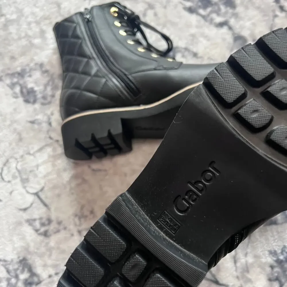 Gabor Zip/Laceup Boot Sz UK 5/ US 7.5